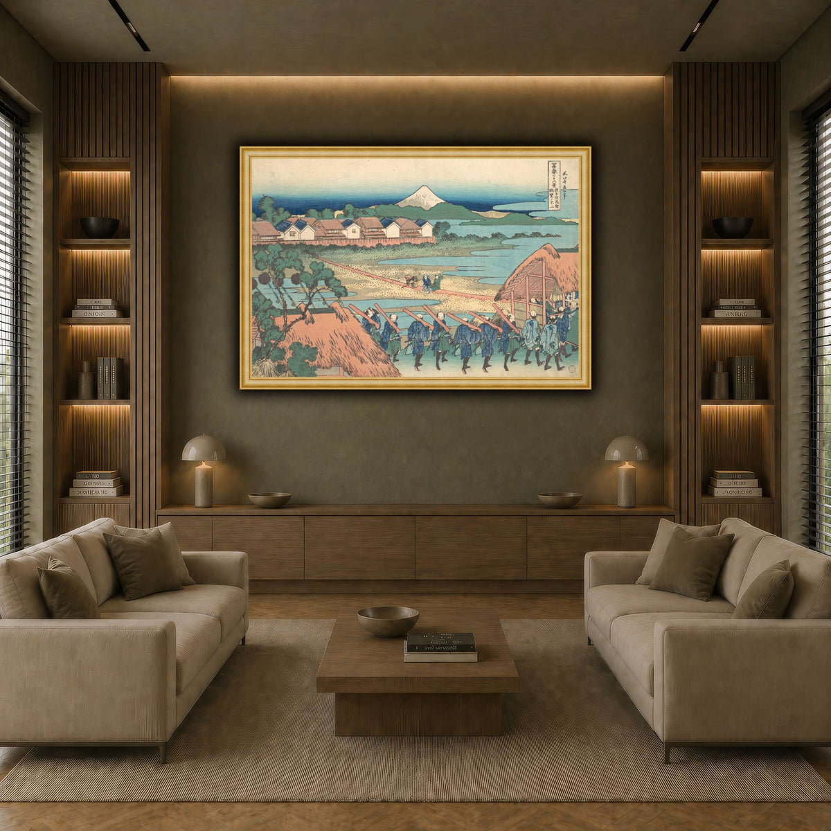 8_Katsushika Hokusai  earth-living room
