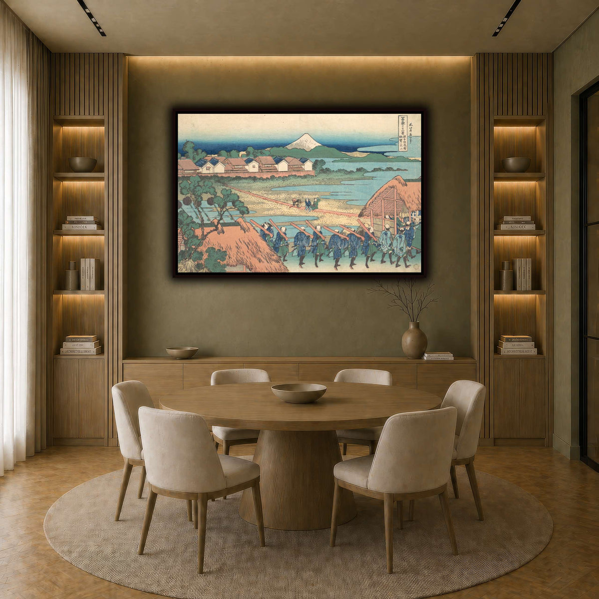8_Katsushika Hokusai  earth-dining room