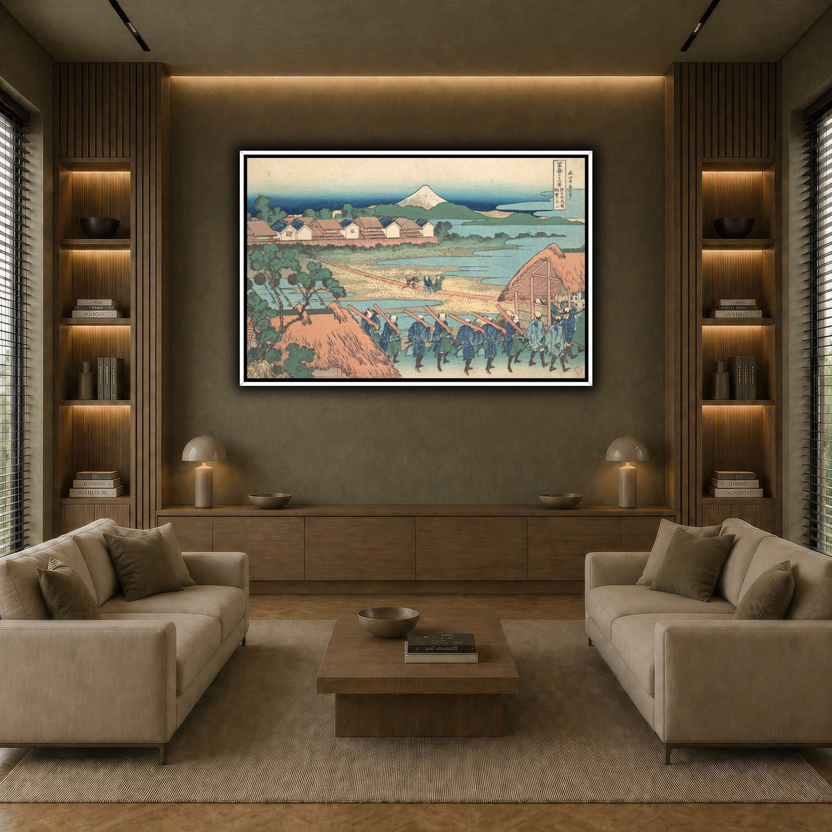 8_Katsushika Hokusai  earth-living room
