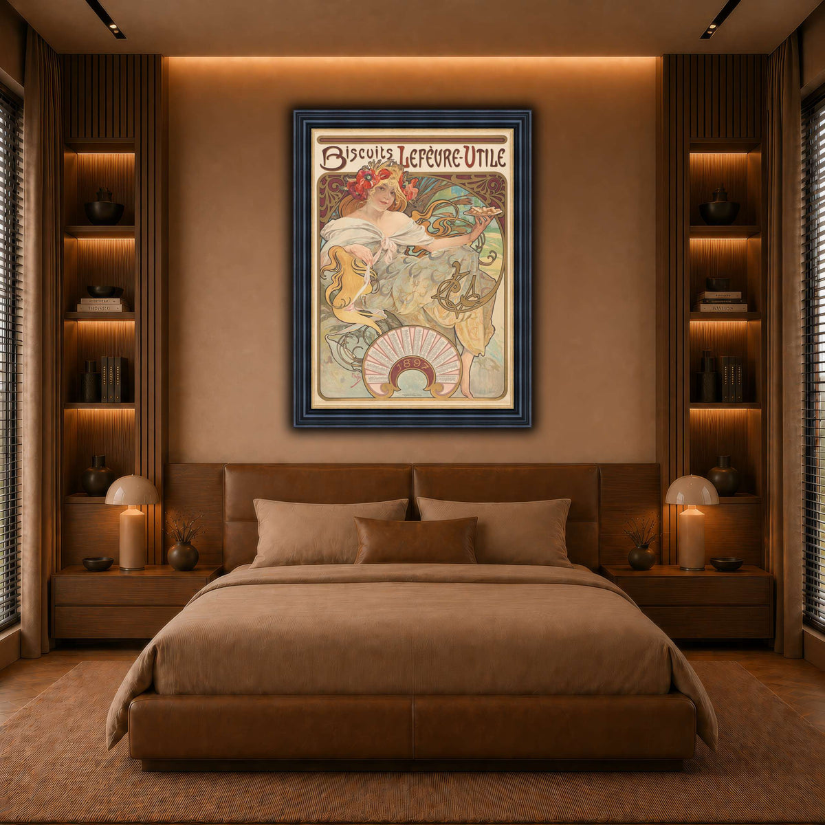 9_Alphonse_Mucha warm-bedroom