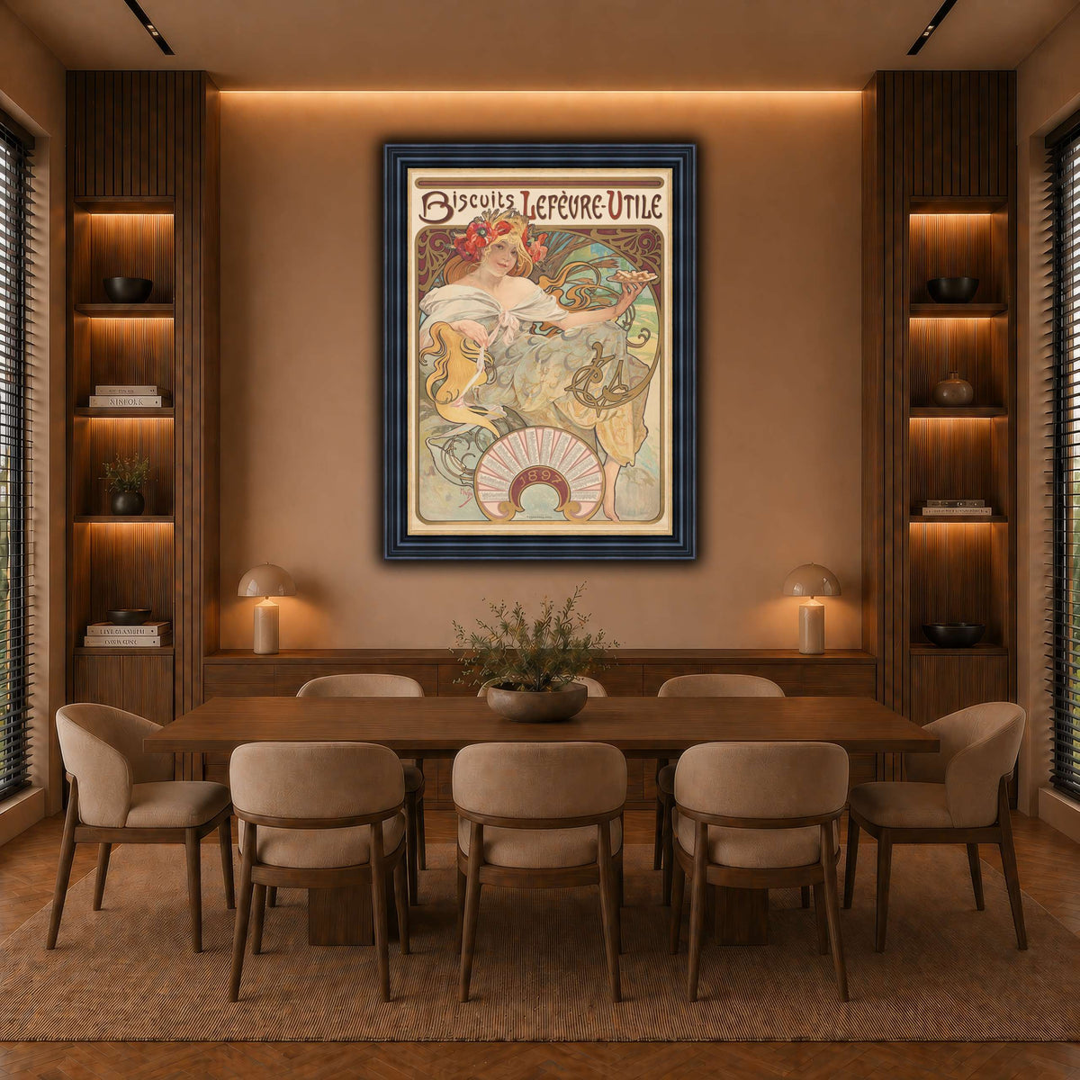 9_Alphonse_Mucha warm-dining room