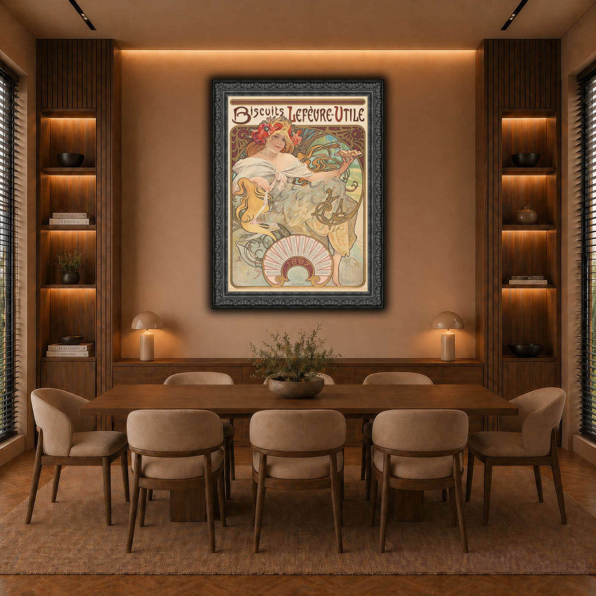 9_Alphonse_Mucha warm-dining room