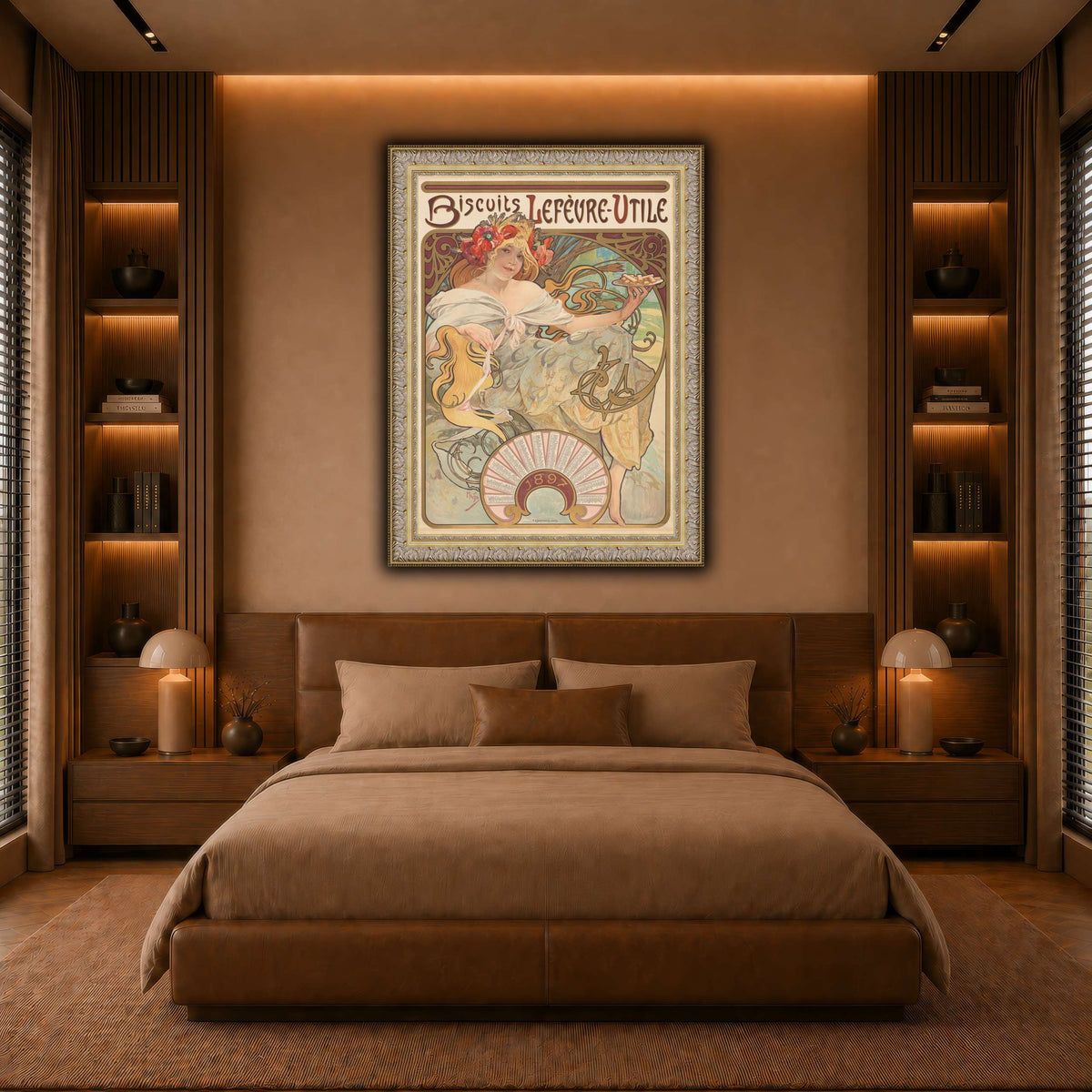 9_Alphonse_Mucha warm-bedroom