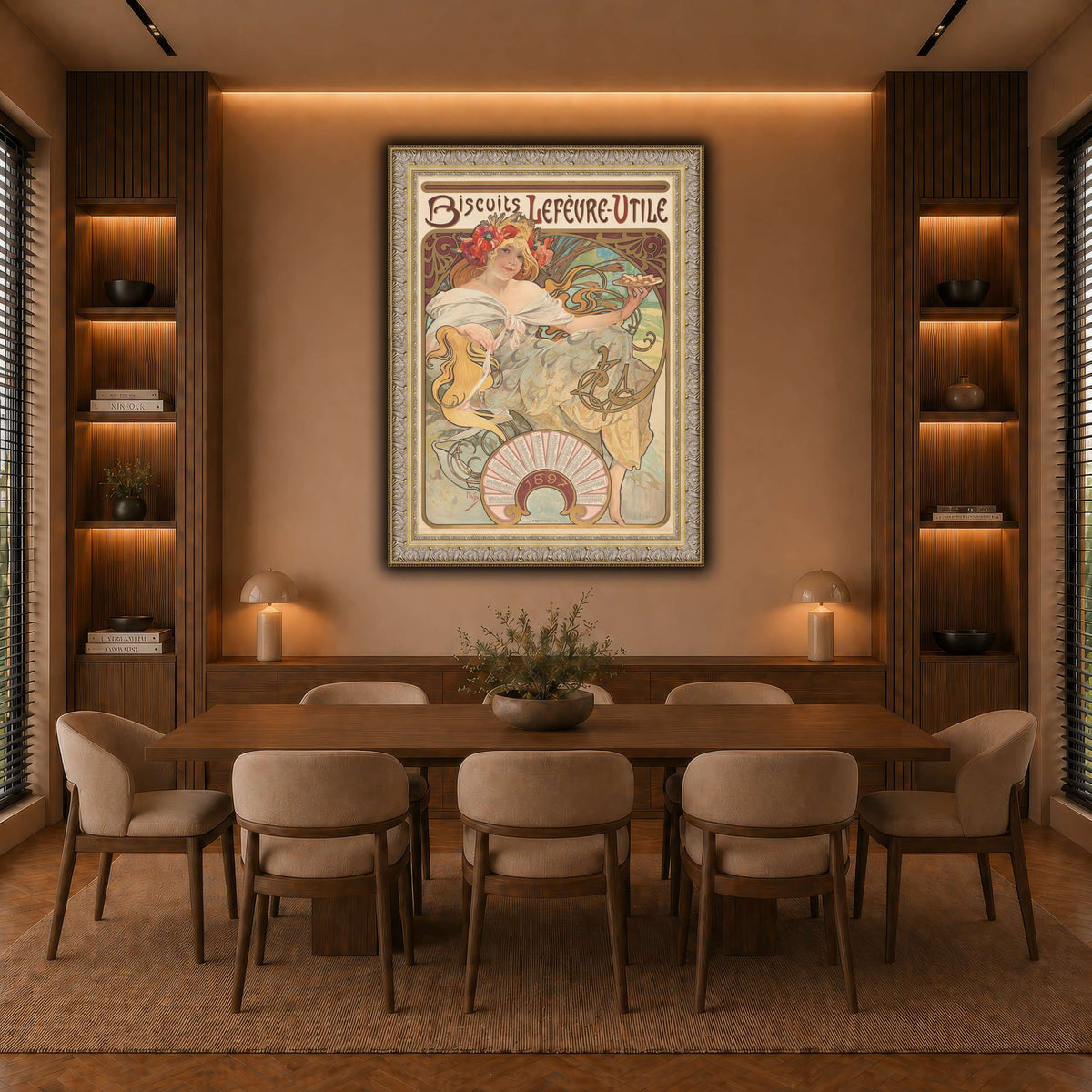 9_Alphonse_Mucha warm-dining room