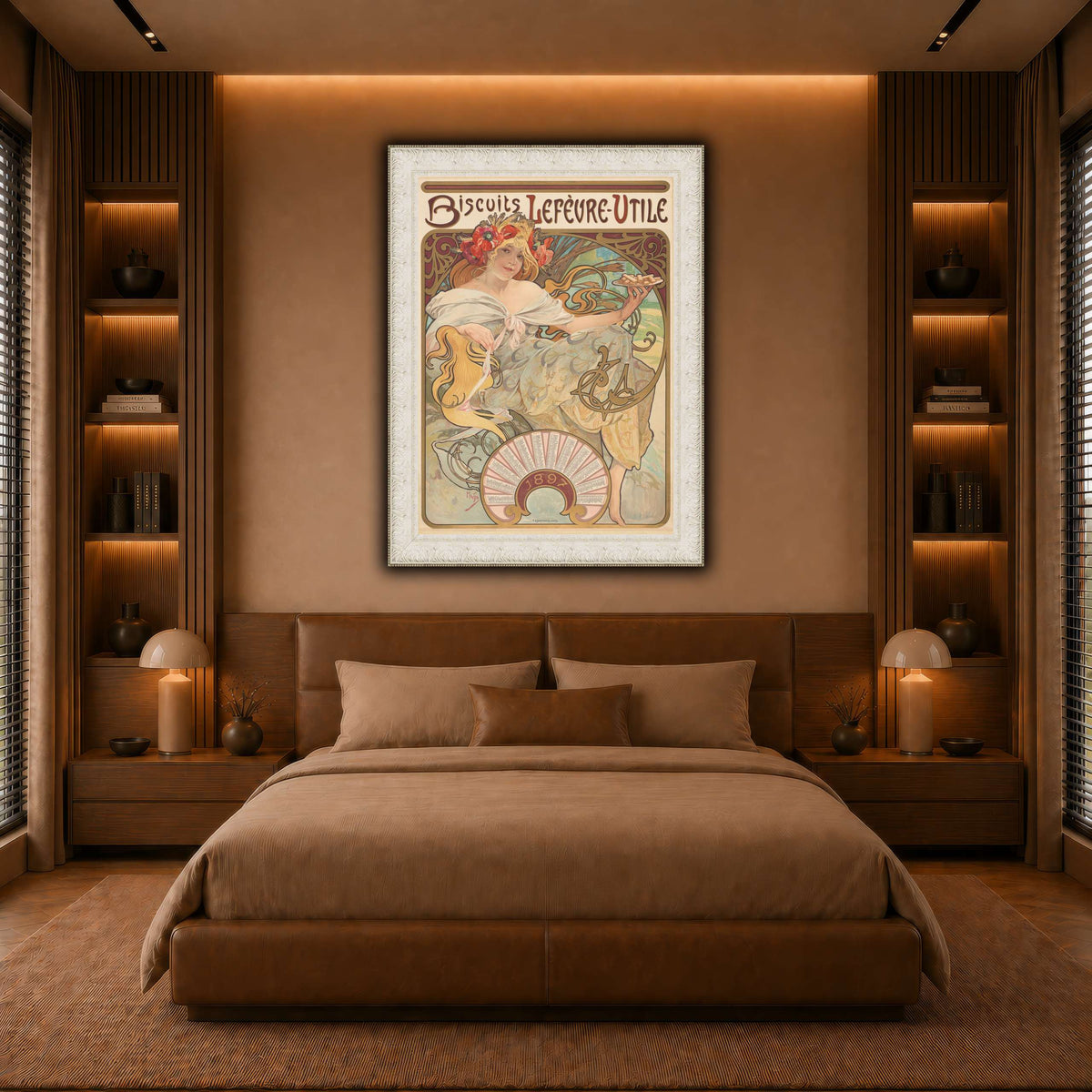9_Alphonse_Mucha warm-bedroom