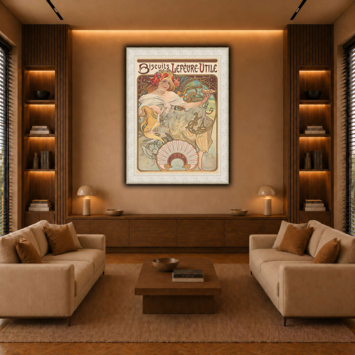 9_Alphonse_Mucha warm-living-room