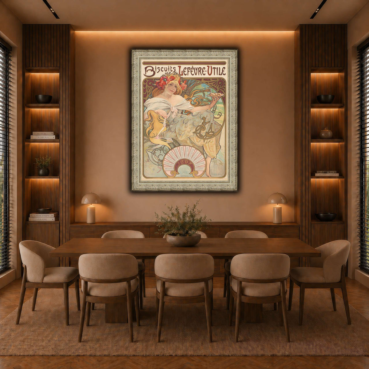 9_Alphonse_Mucha warm-dining room