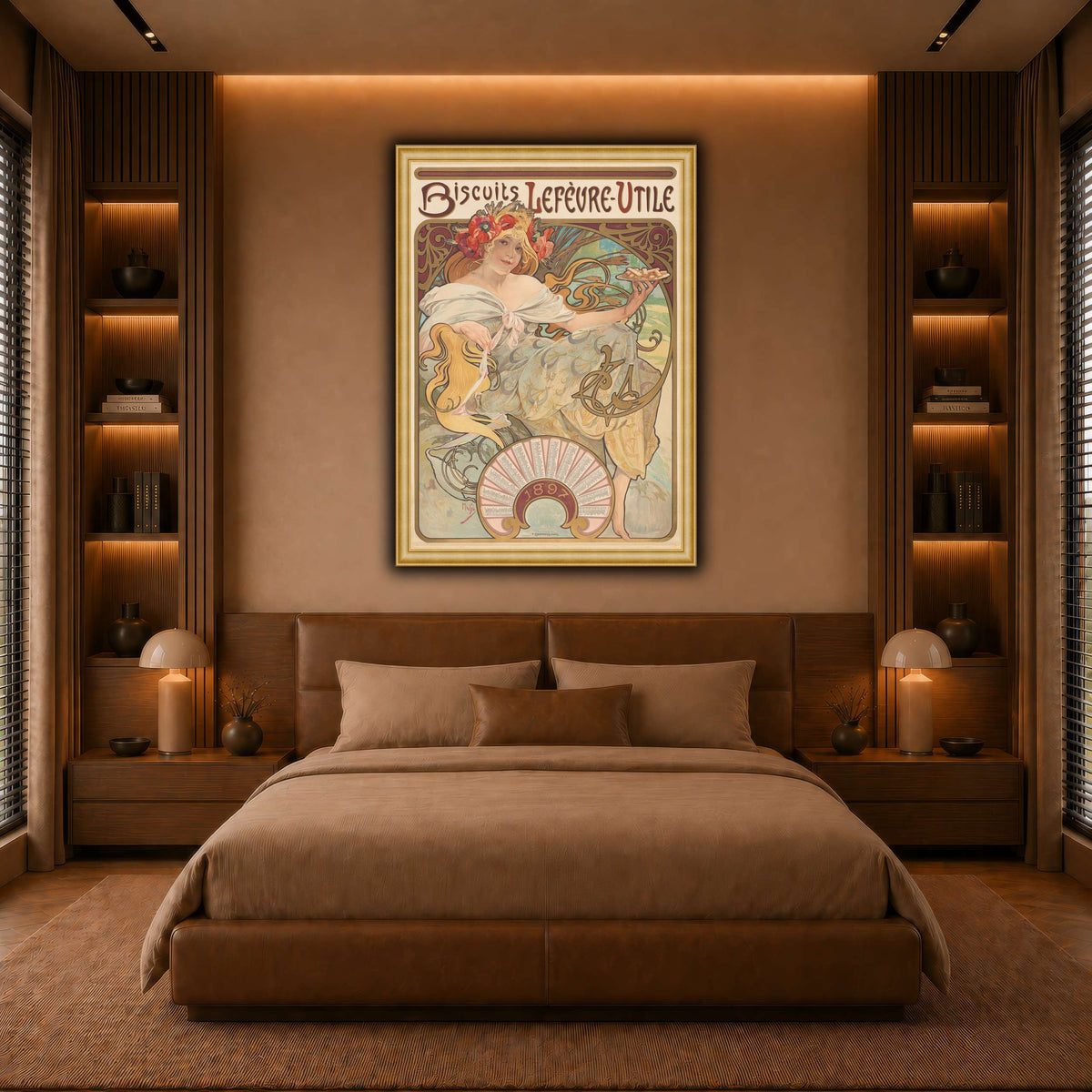 9_Alphonse_Mucha warm-bedroom