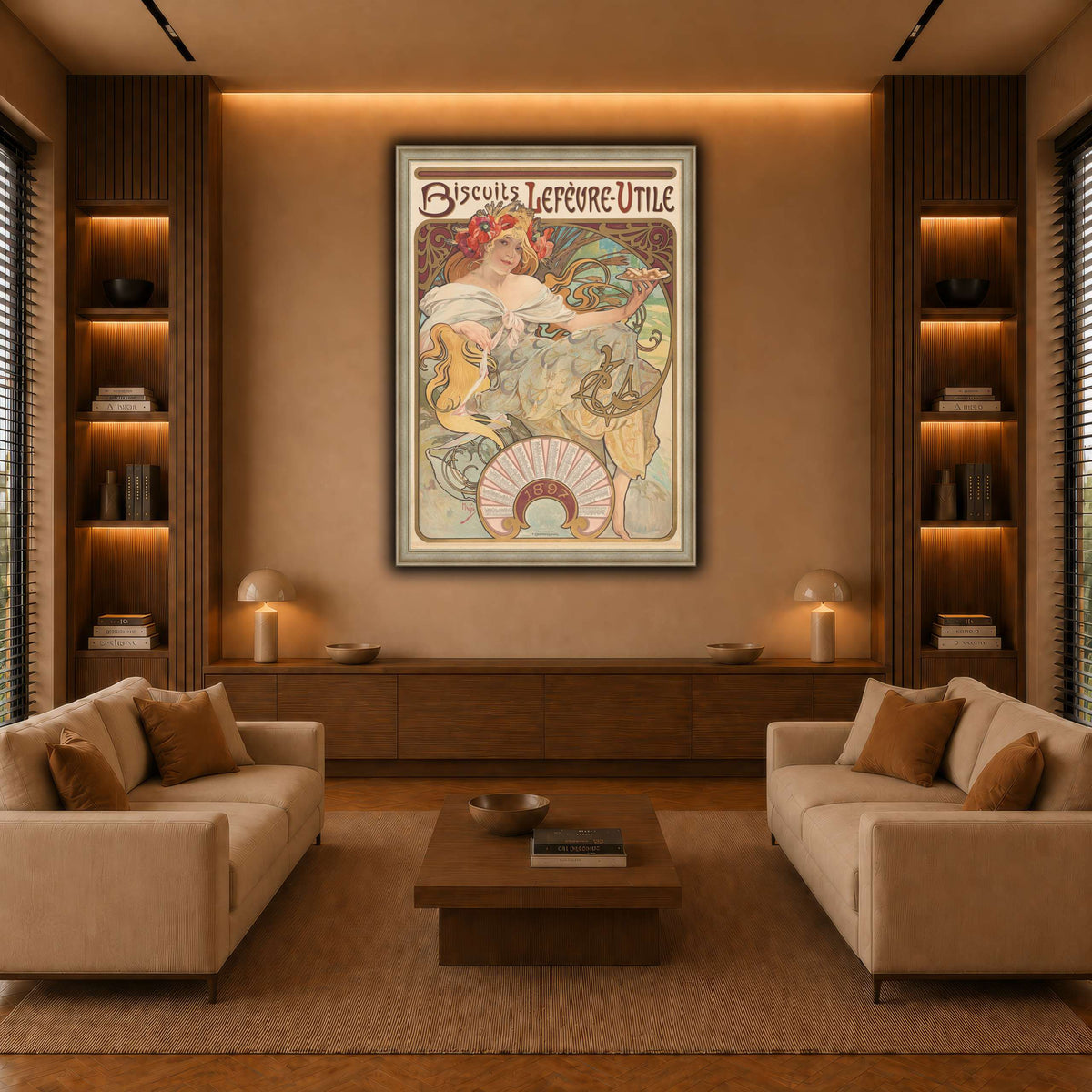 9_Alphonse_Mucha warm-living-room
