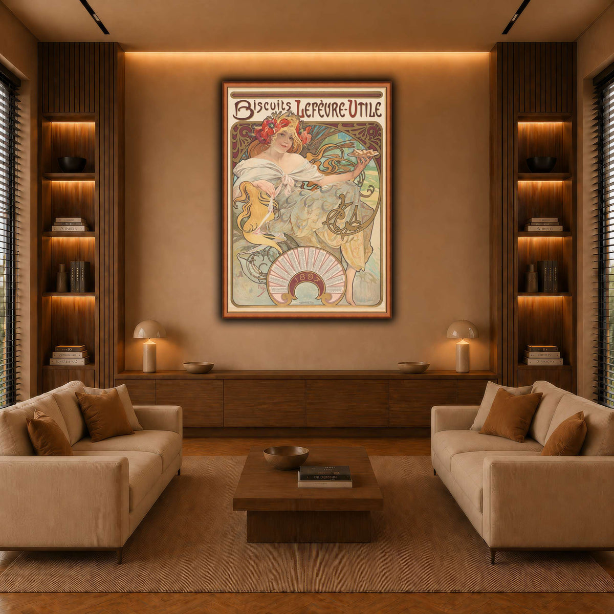 9_Alphonse_Mucha warm-living-room