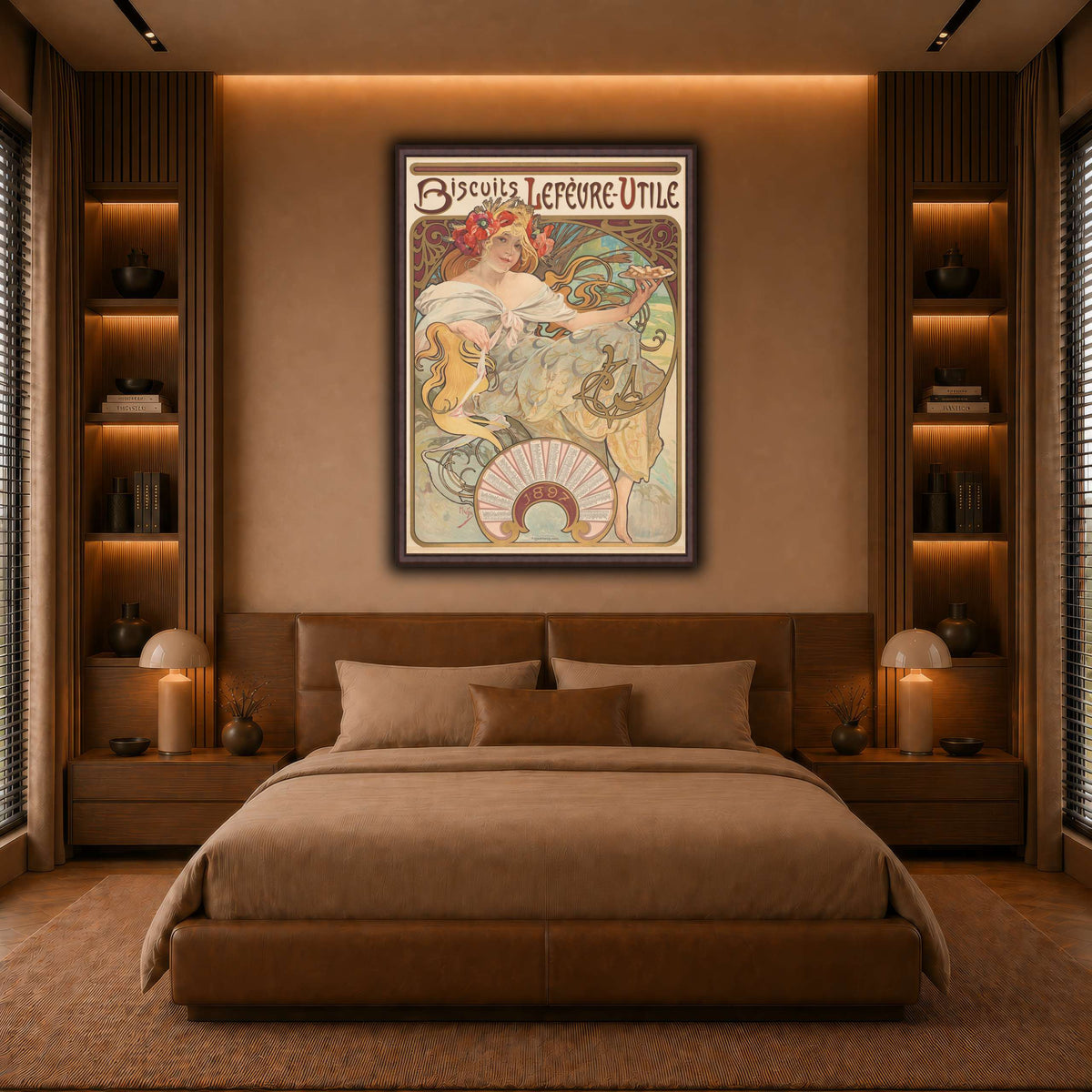 9_Alphonse_Mucha warm-bedroom