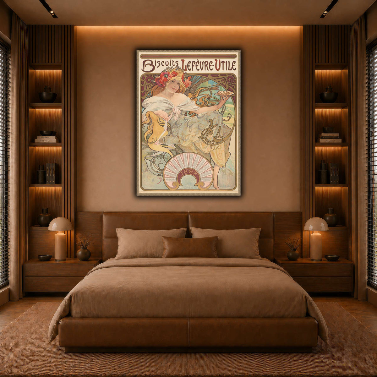 9_Alphonse_Mucha warm-bedroom
