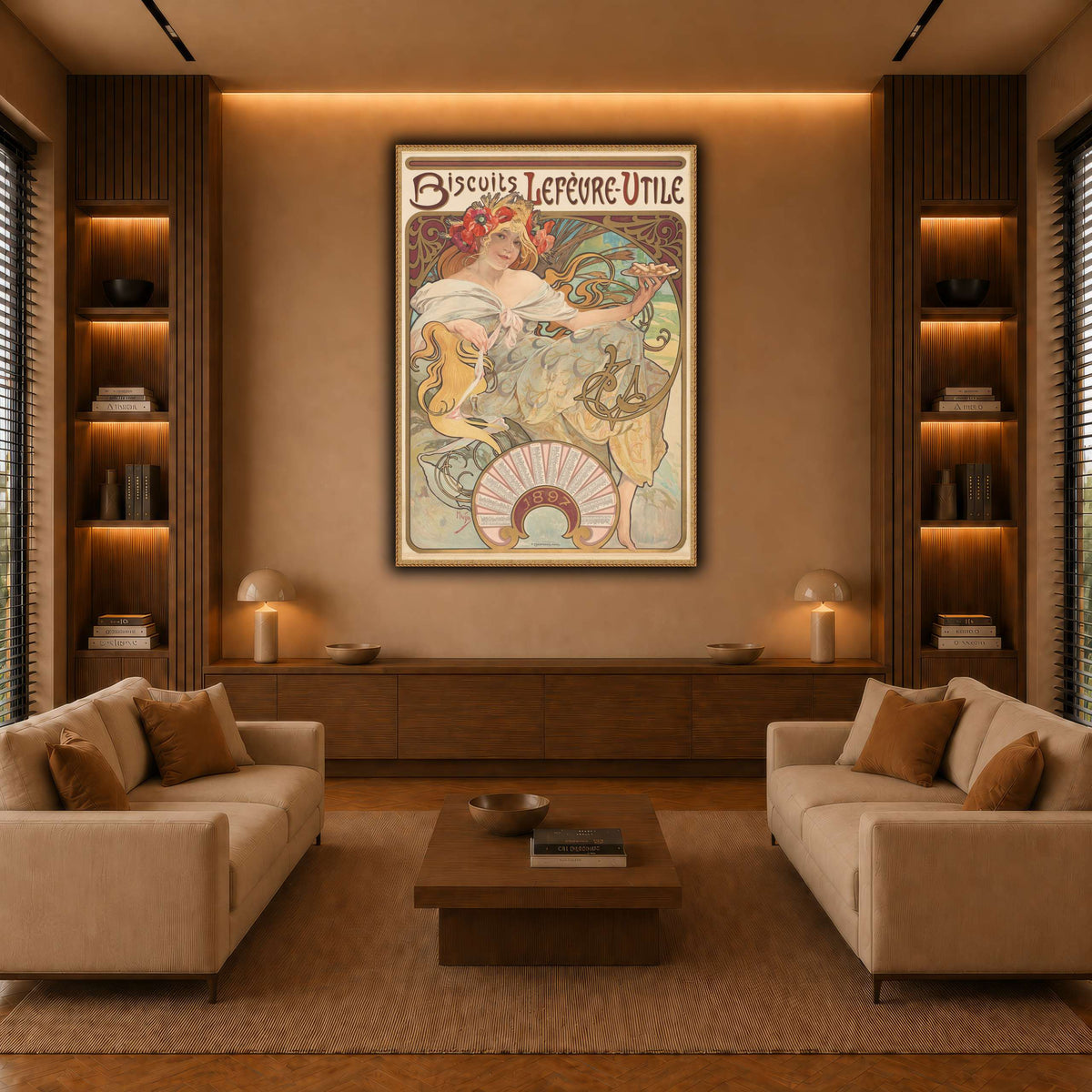 9_Alphonse_Mucha warm-living-room