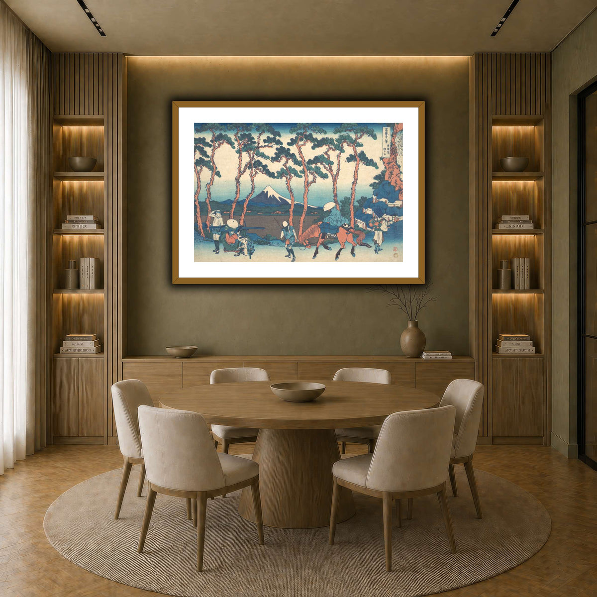 9_Katsushika Hokusai  earth-dining room