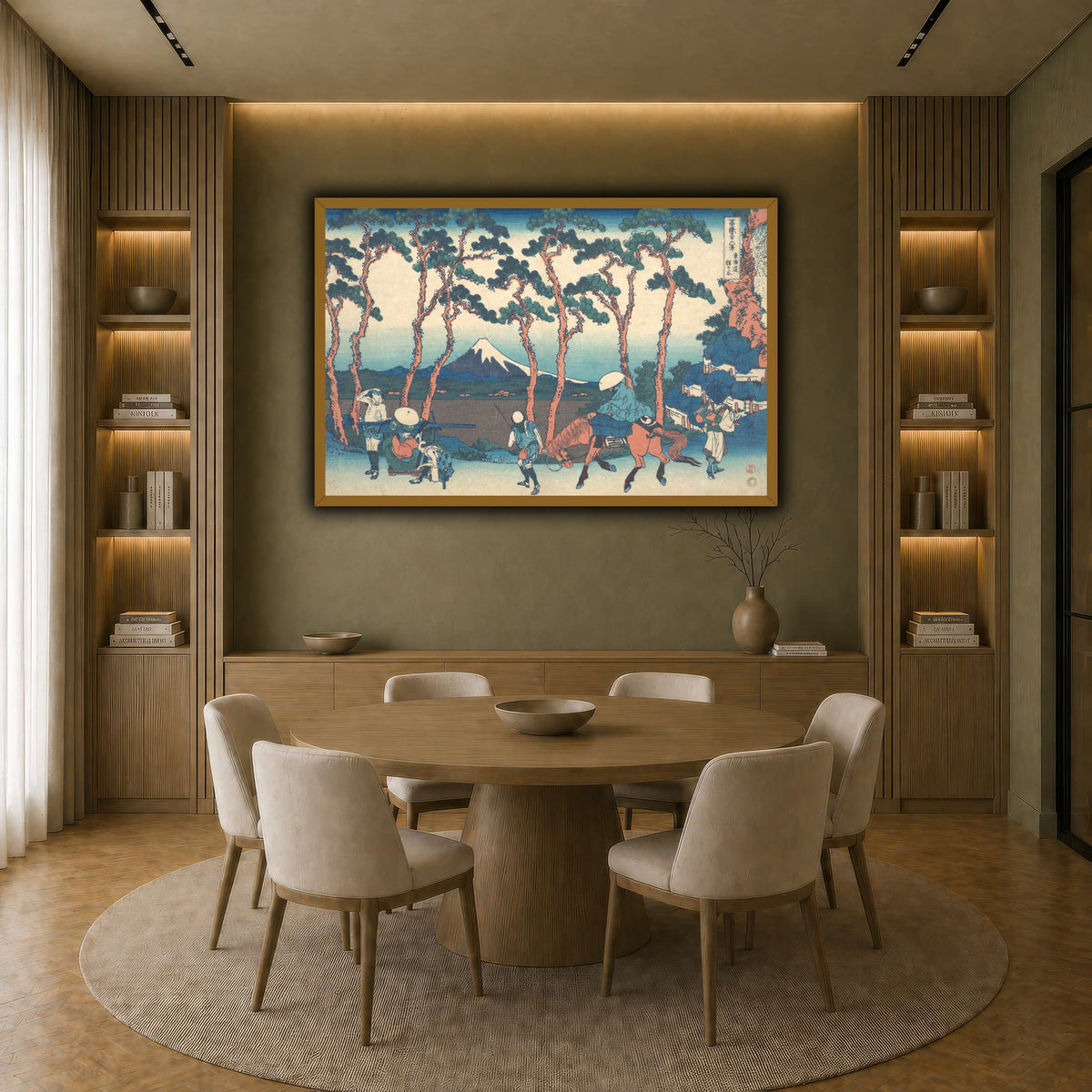 9_Katsushika Hokusai  earth-dining room