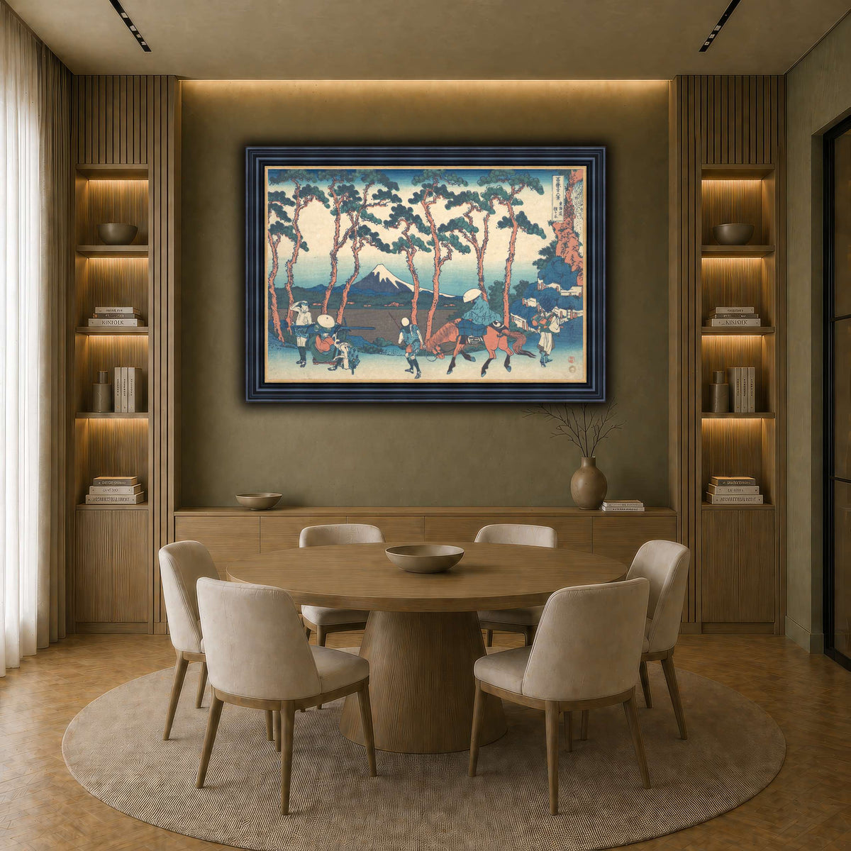 9_Katsushika Hokusai  earth-dining room