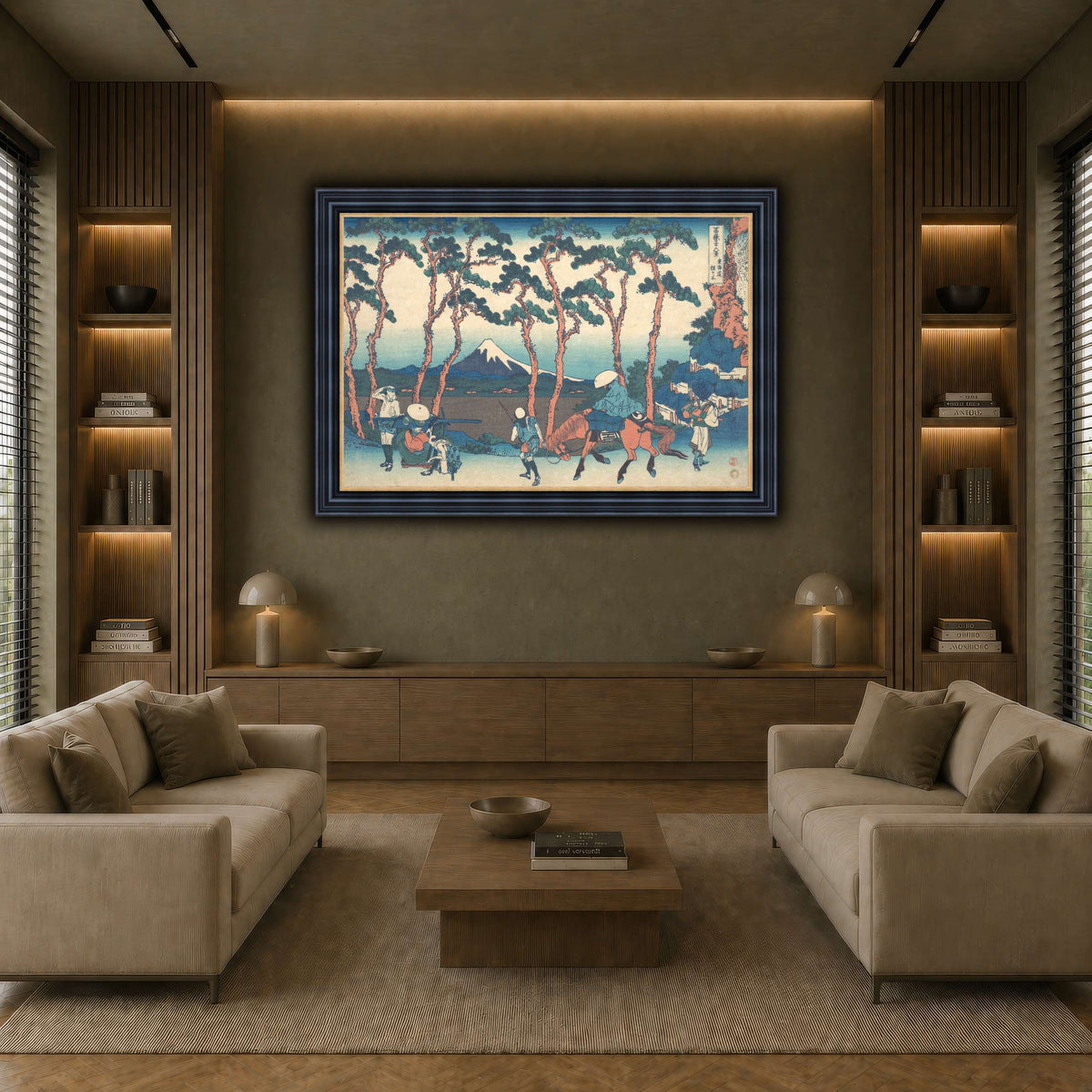 9_Katsushika Hokusai  earth-living room