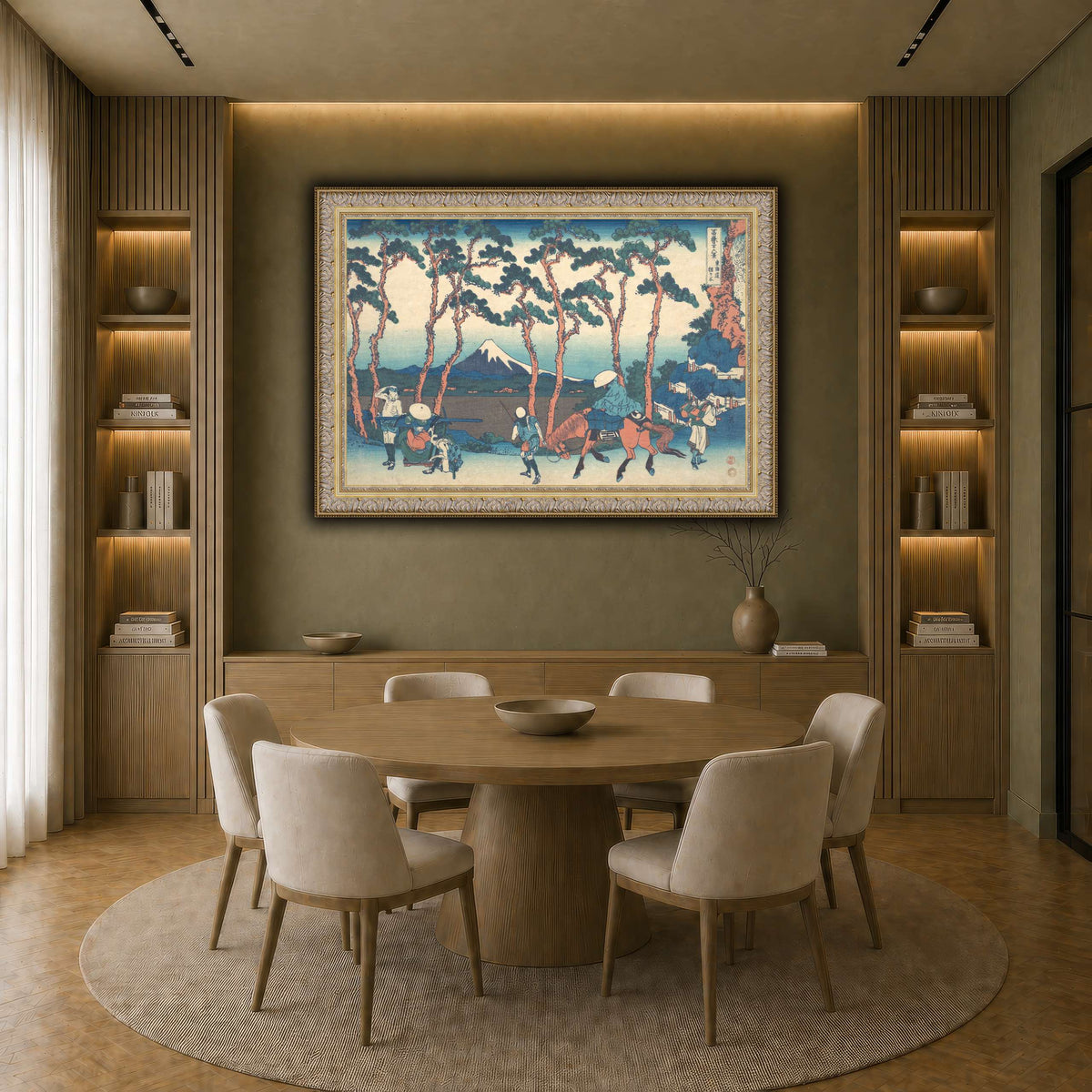 9_Katsushika Hokusai  earth-dining room