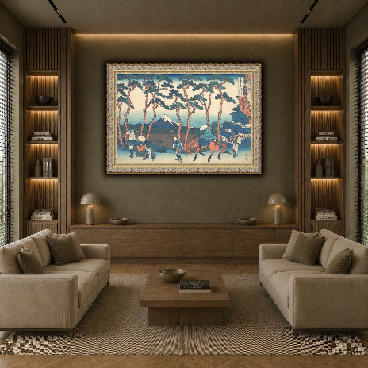 9_Katsushika Hokusai  earth-living room