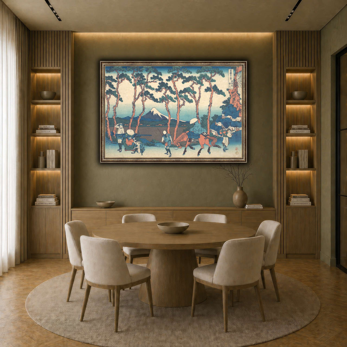 9_Katsushika Hokusai  earth-dining room