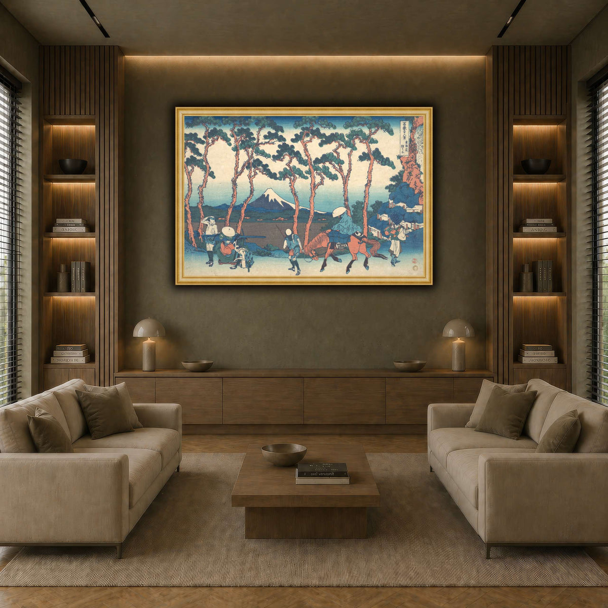 9_Katsushika Hokusai  earth-living room