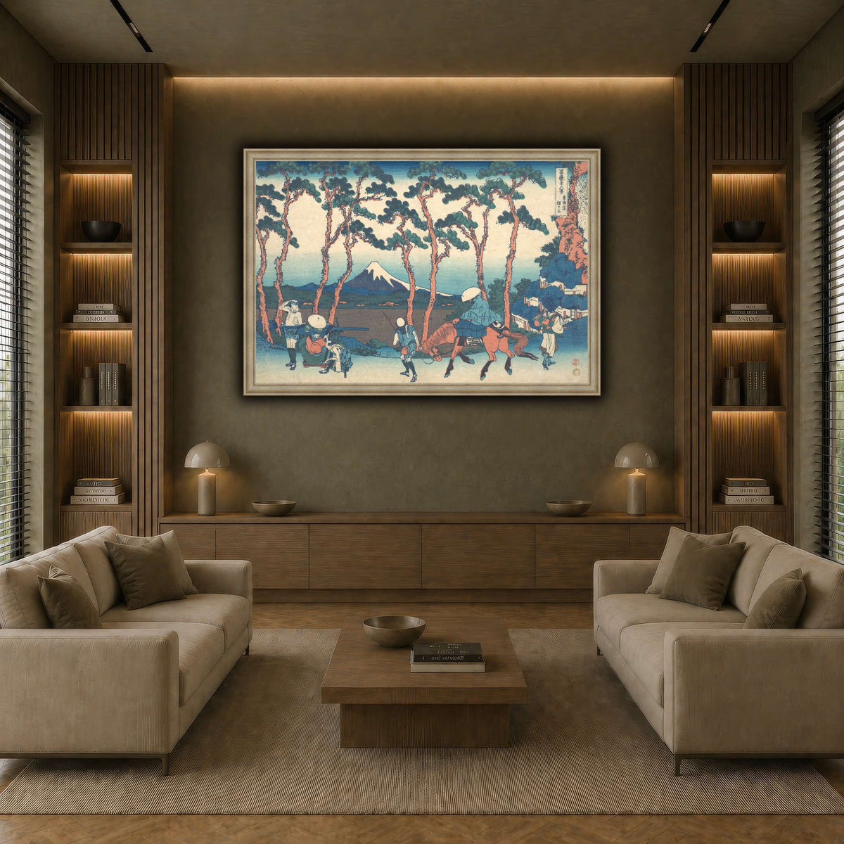 9_Katsushika Hokusai  earth-living room