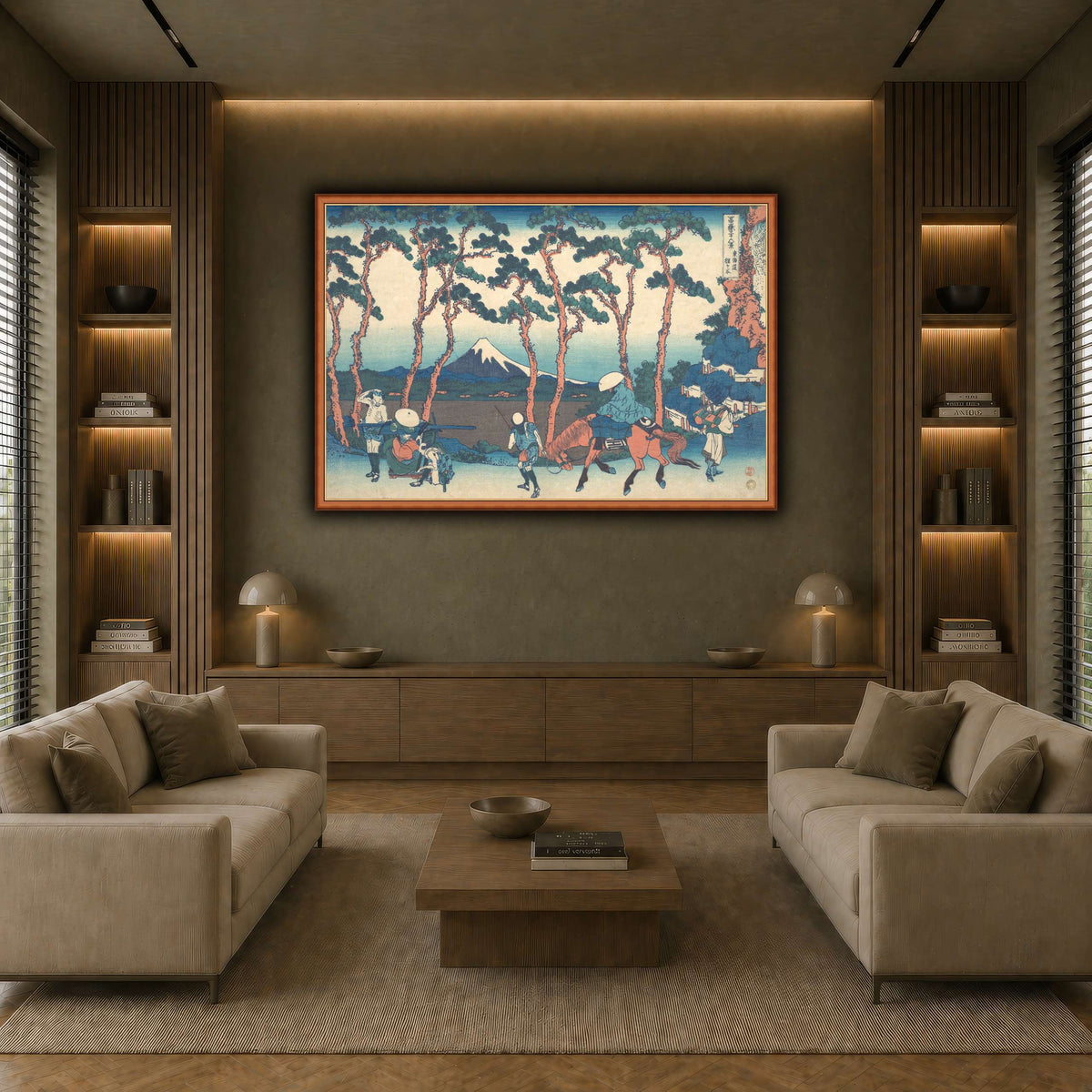 9_Katsushika Hokusai  earth-living room