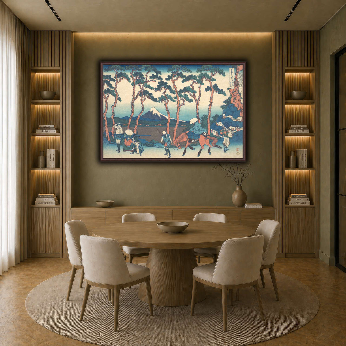 9_Katsushika Hokusai  earth-dining room