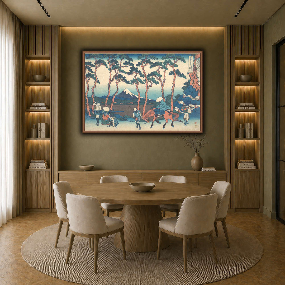 9_Katsushika Hokusai  earth-dining room