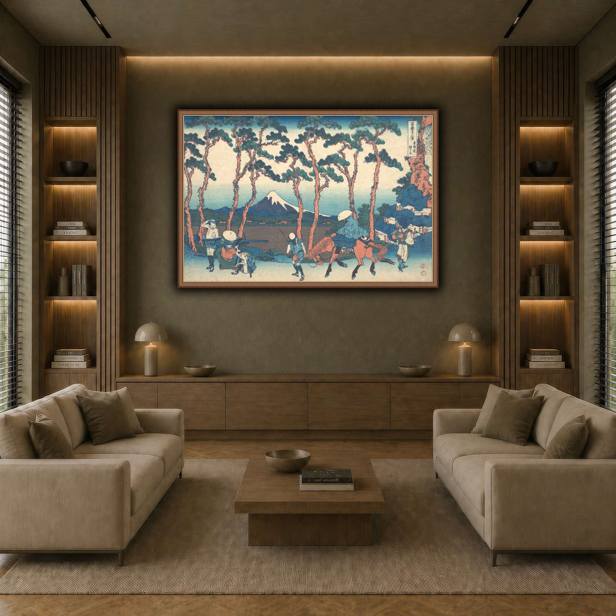 9_Katsushika Hokusai  earth-living room