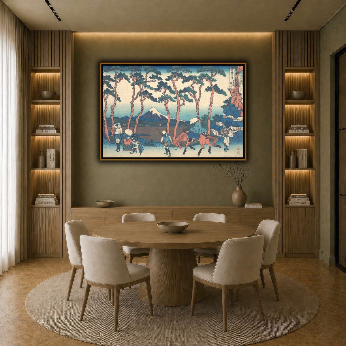 9_Katsushika Hokusai  earth-dining room
