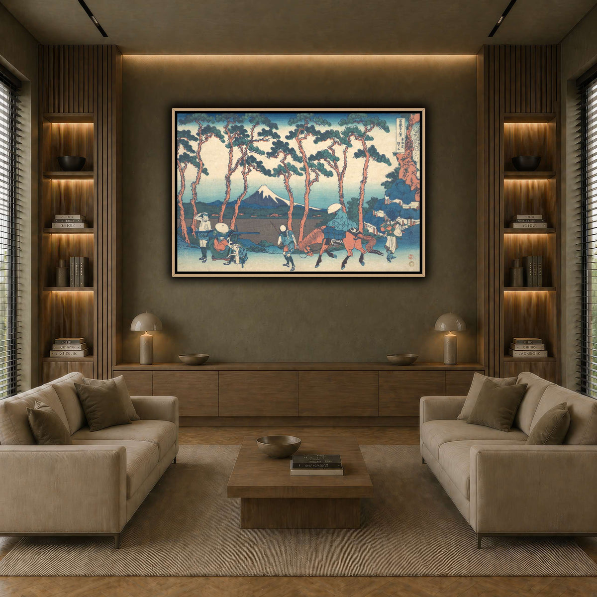 9_Katsushika Hokusai  earth-living room