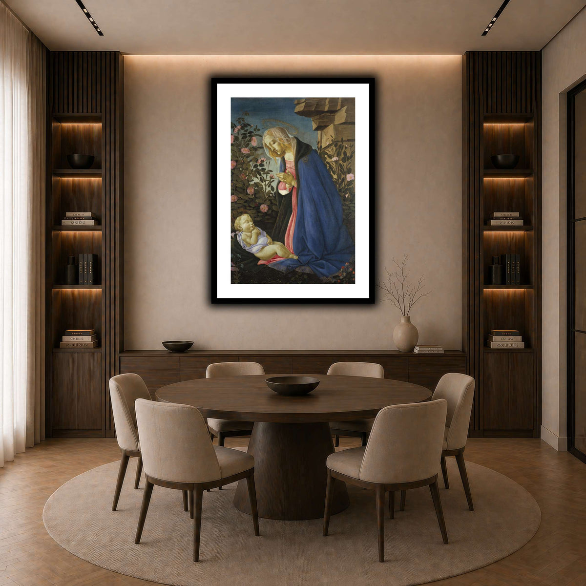 9 dark neutral-dining room