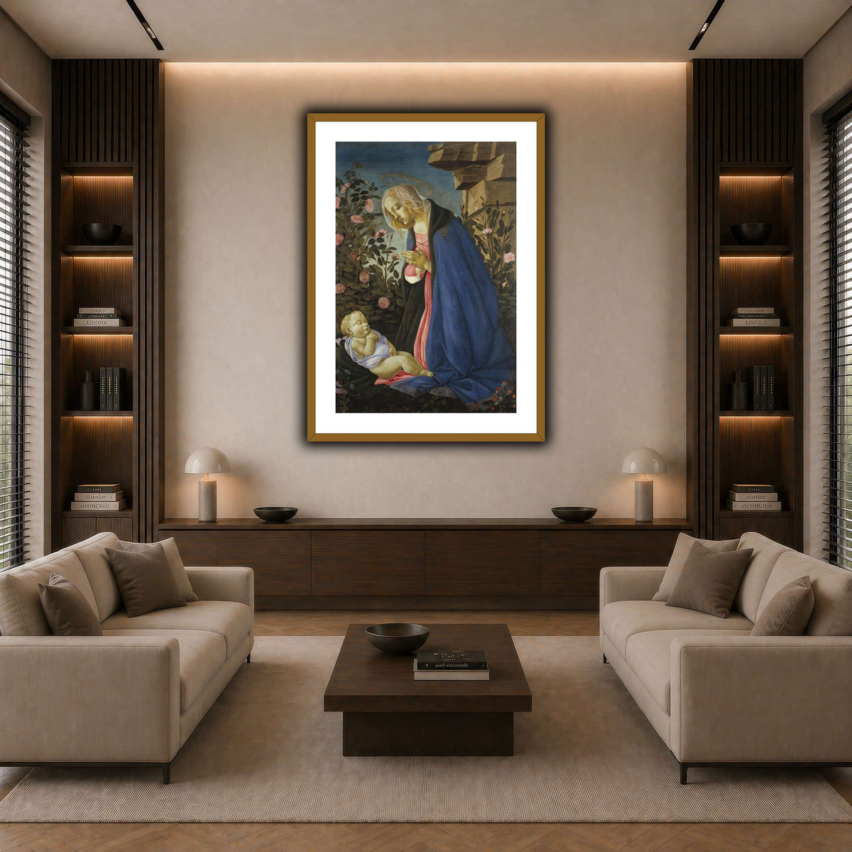 9 dark neutral-living room
