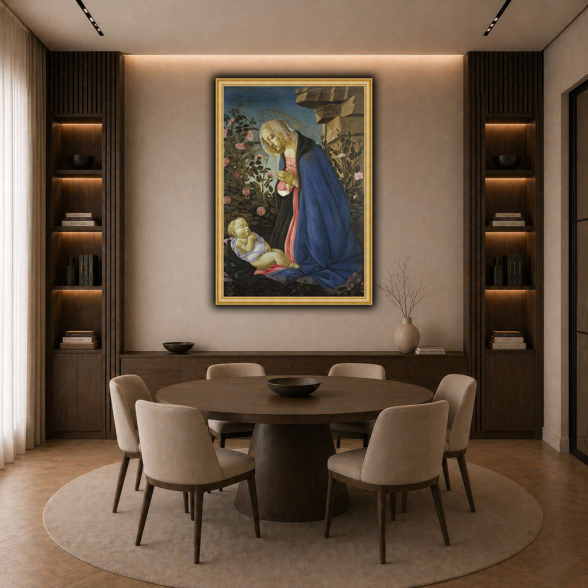 9 dark neutral-dining room