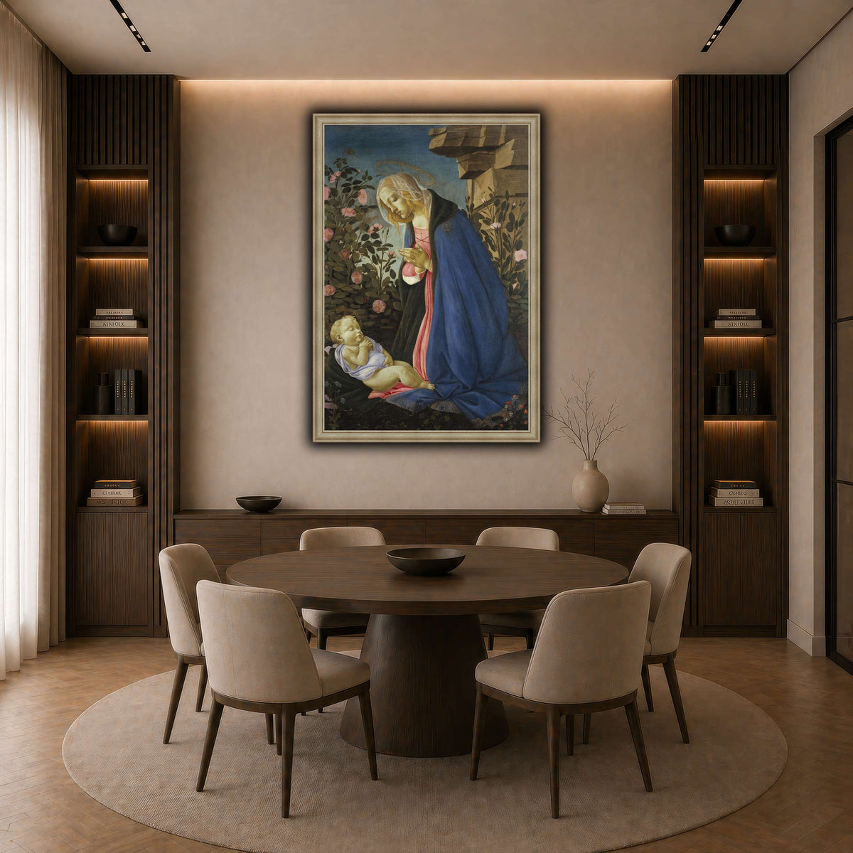 9 dark neutral-dining room