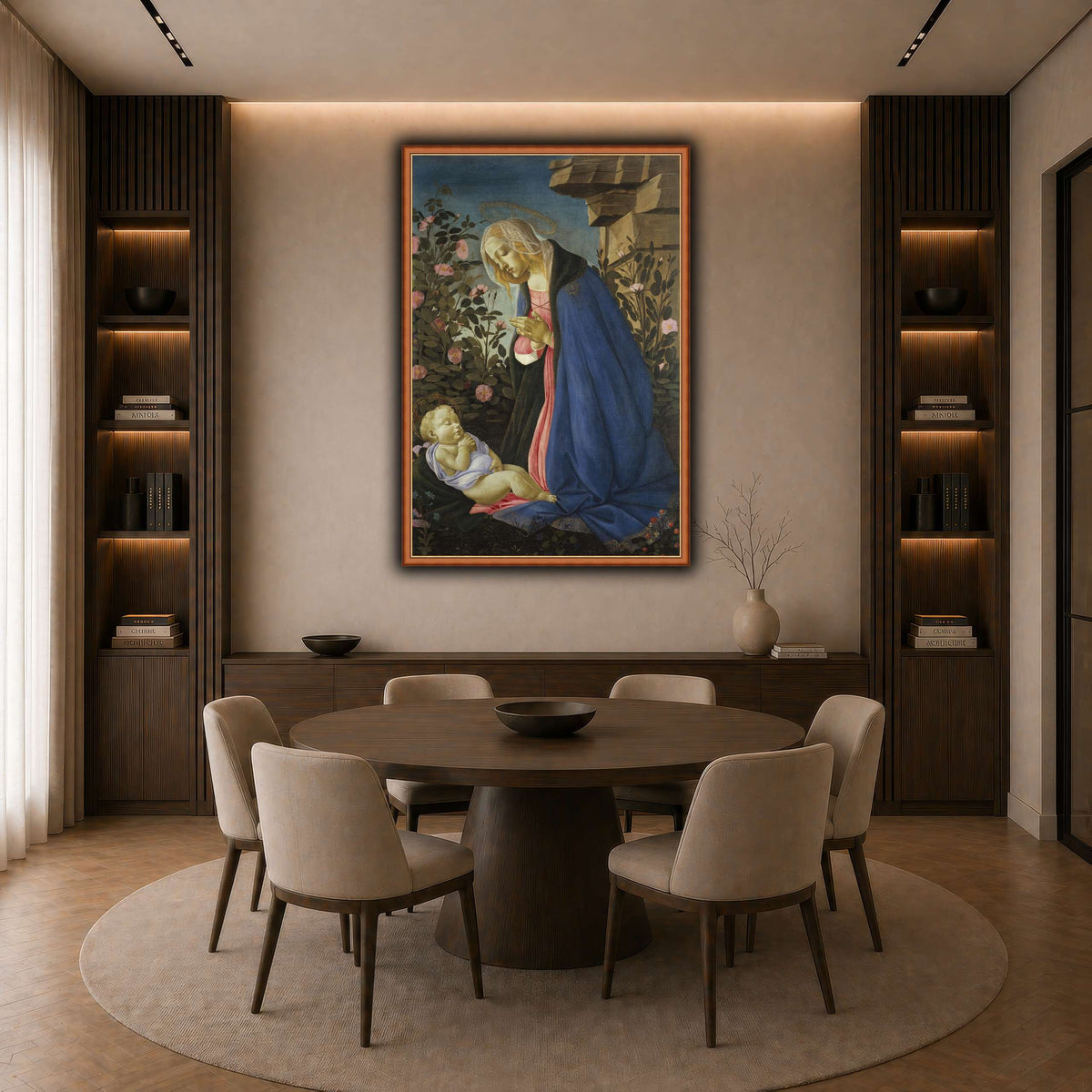 9 dark neutral-dining room