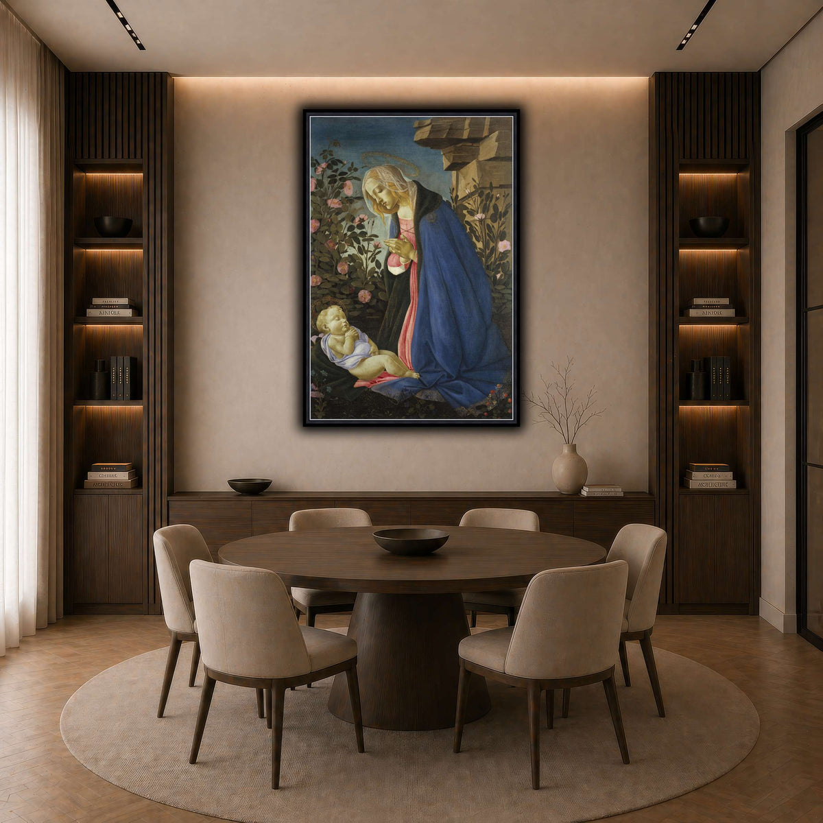9 dark neutral-dining room