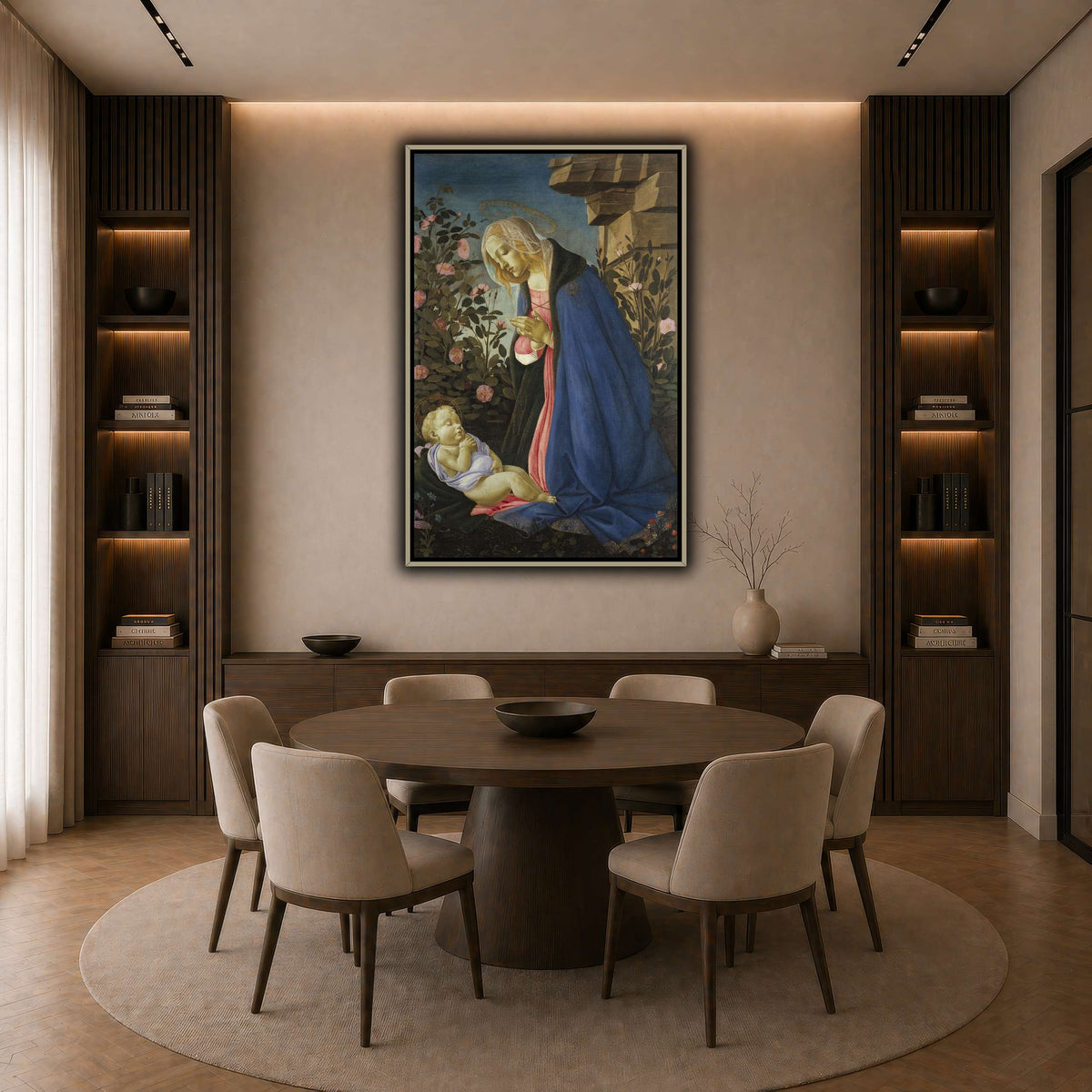 9 dark neutral-dining room