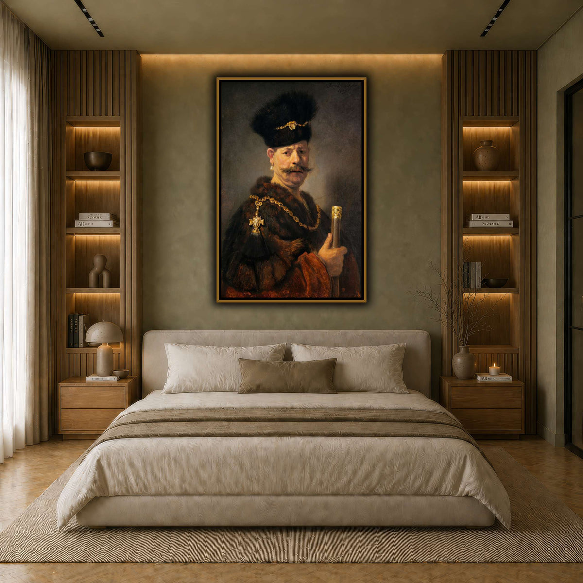 A_Polish_nobleman_Rembrandt-van-Rijn earth-bedroom