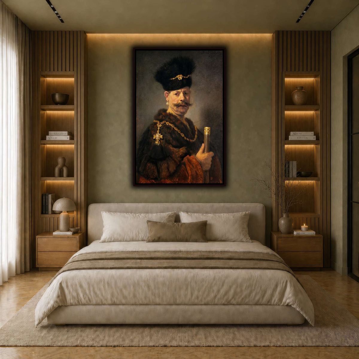 A_Polish_nobleman_Rembrandt-van-Rijn earth-bedroom