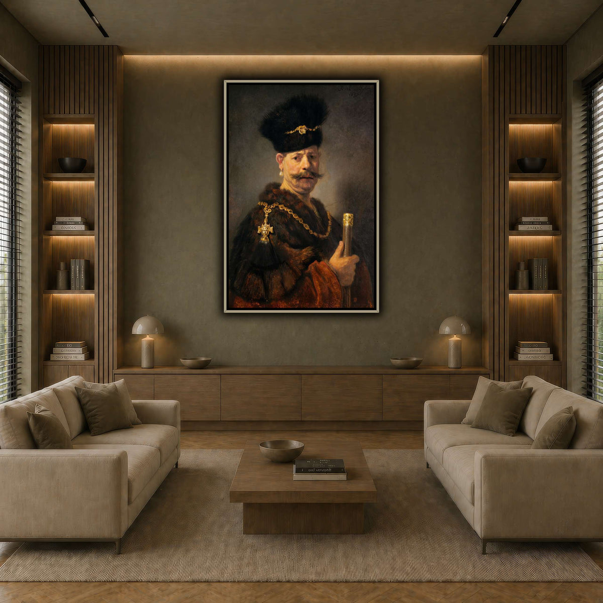 A_Polish_nobleman_Rembrandt-van-Rijn earth-living room