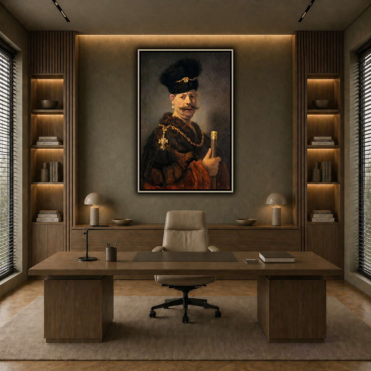 A_Polish_nobleman_Rembrandt-van-Rijn earth-office