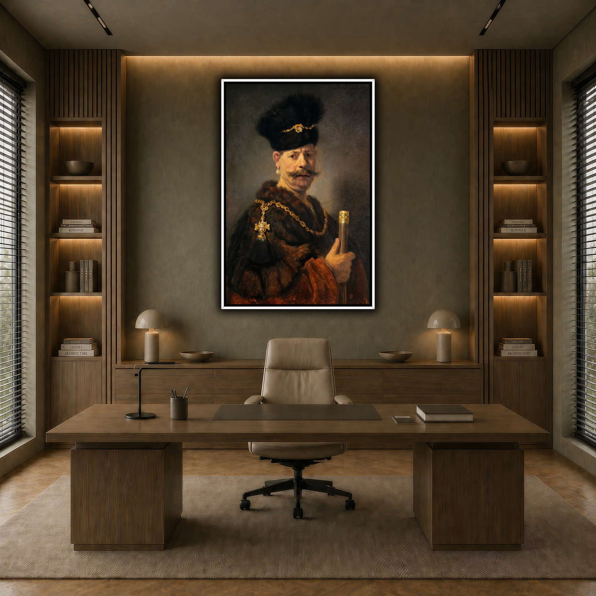 A_Polish_nobleman_Rembrandt-van-Rijn earth-office