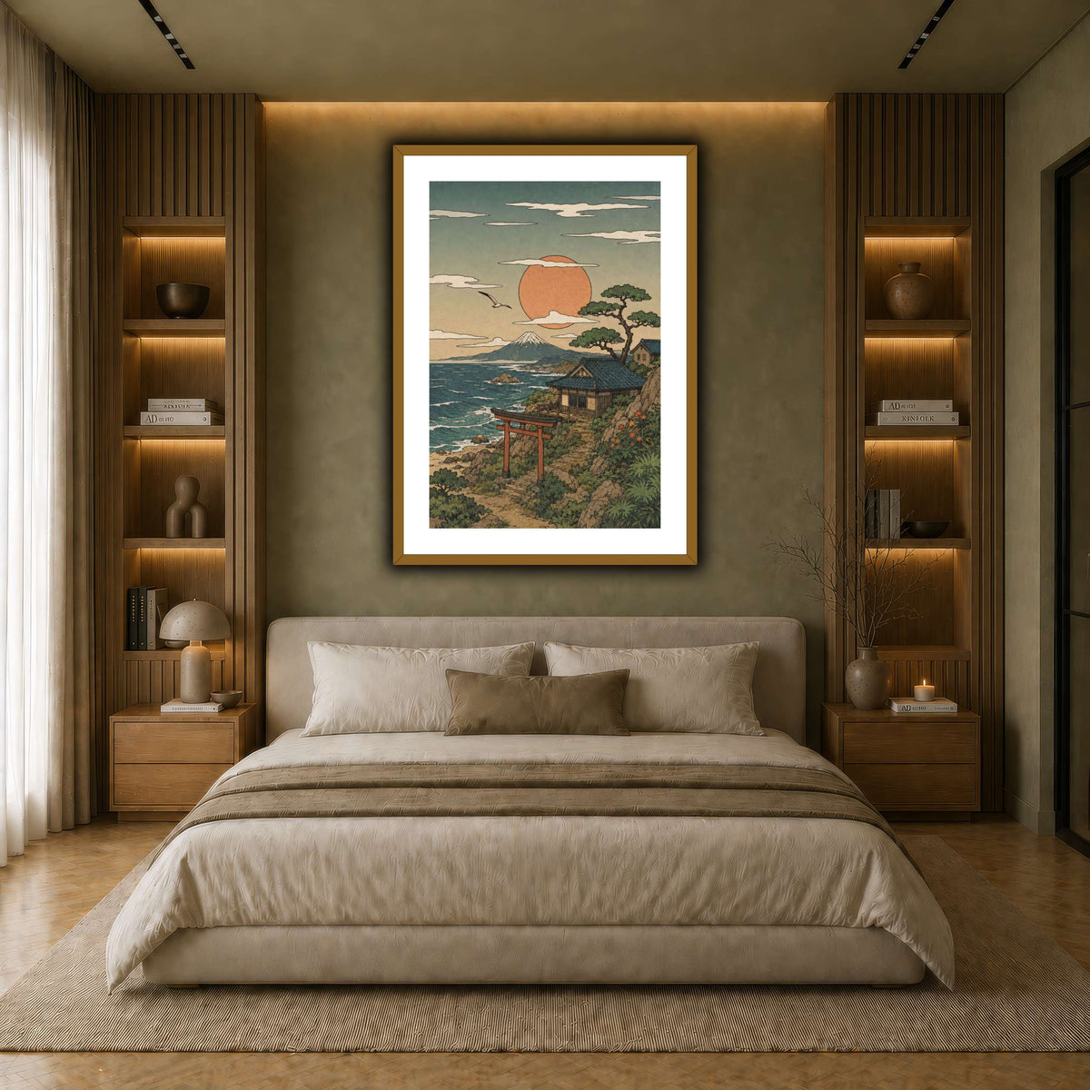 A View Toward Fuji earth-bedroom