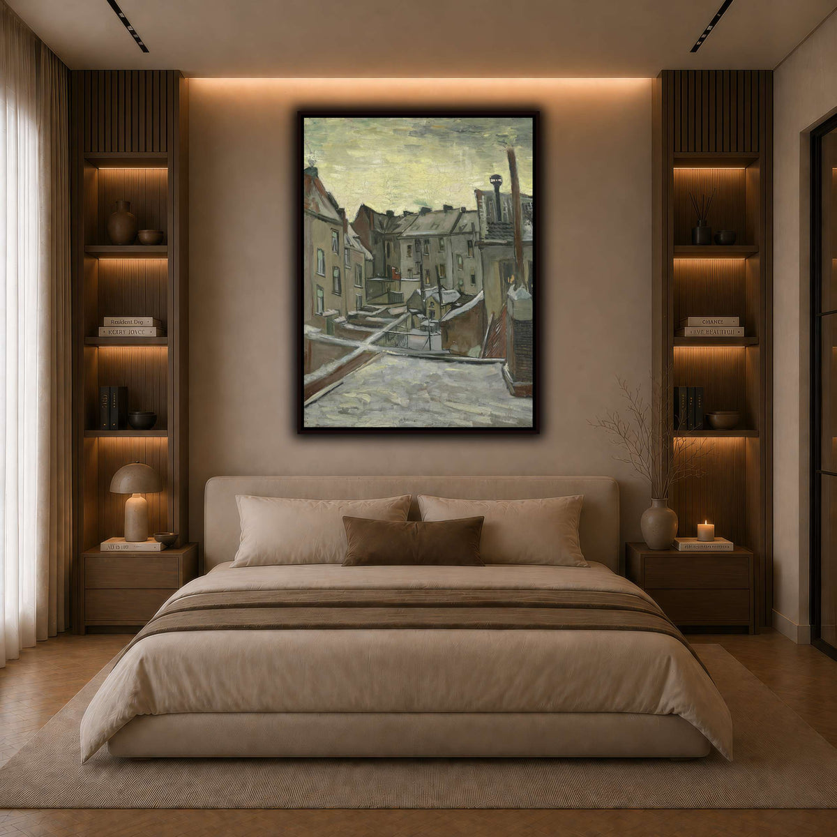 Achterkanten_van_huizen_ dark neutral-bedroom