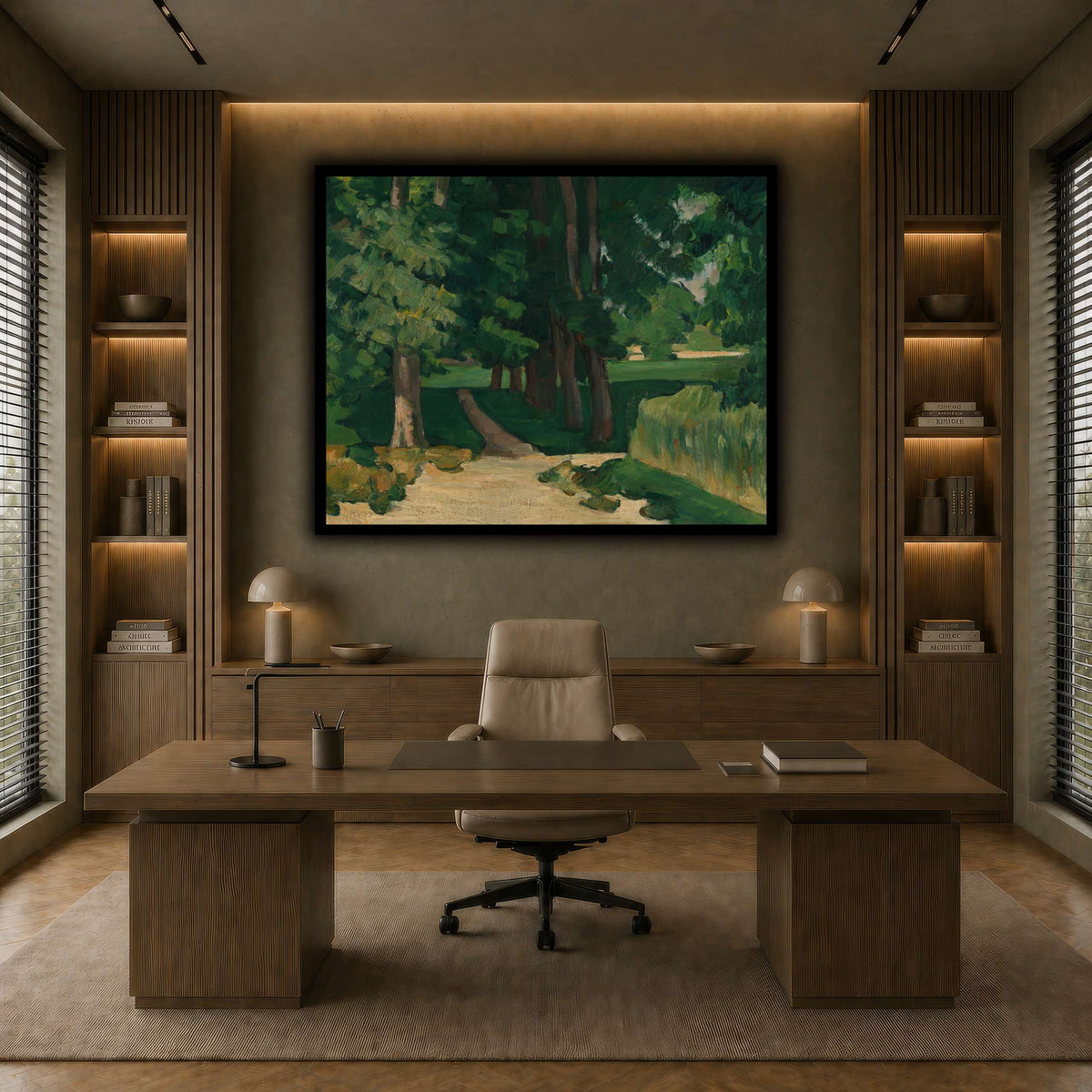 Allee_im_Jas_de_Bouffan_by_Paul_Cezanne earth-office