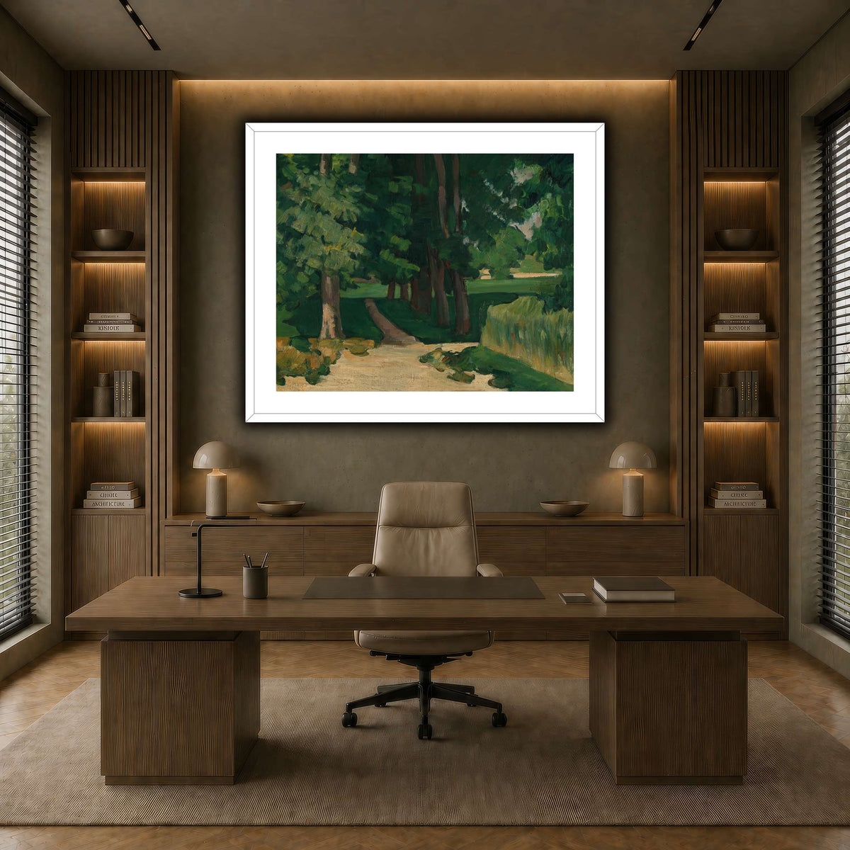 Allee_im_Jas_de_Bouffan_by_Paul_Cezanne earth-office