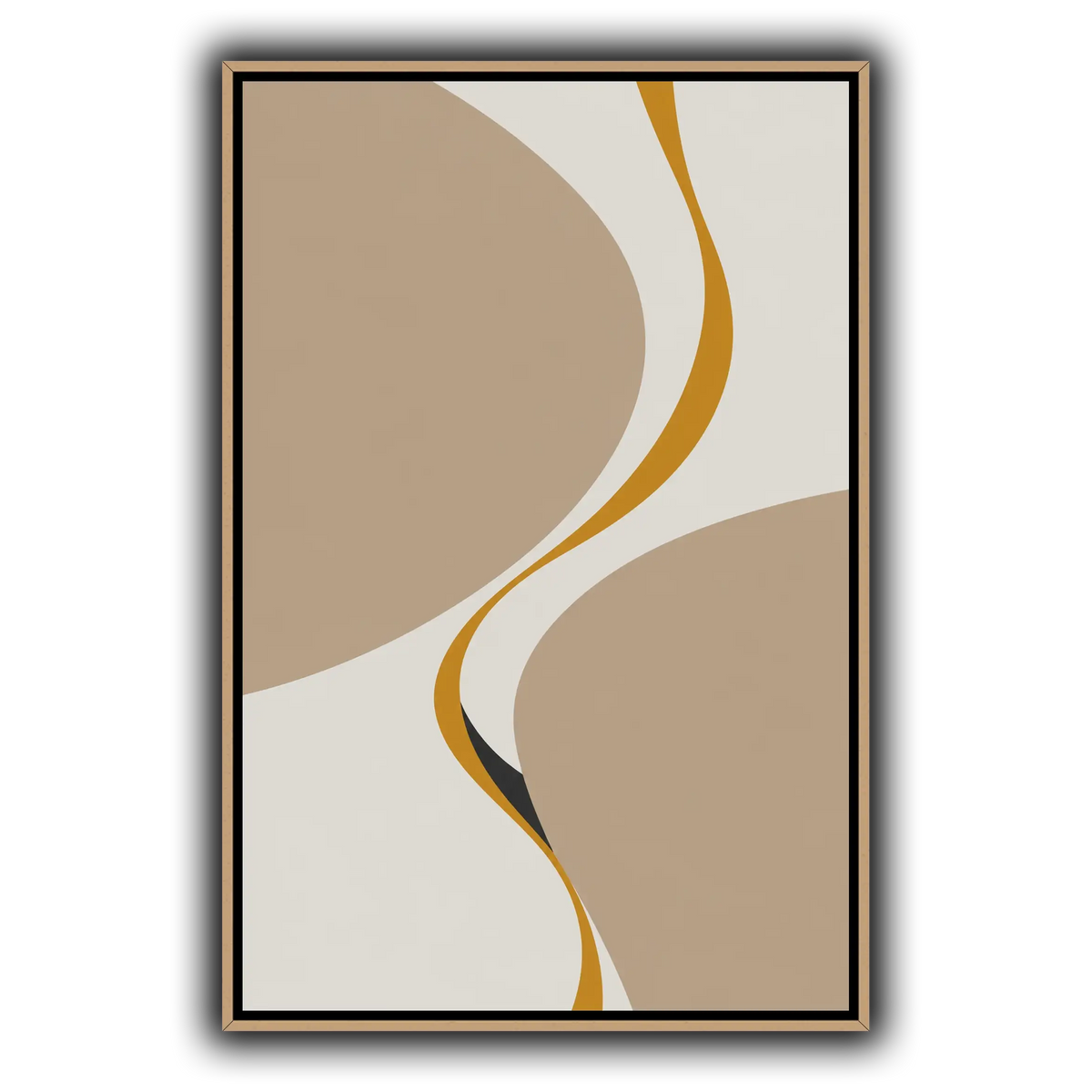 Amber Ribbon Between Sandstone Curves-1