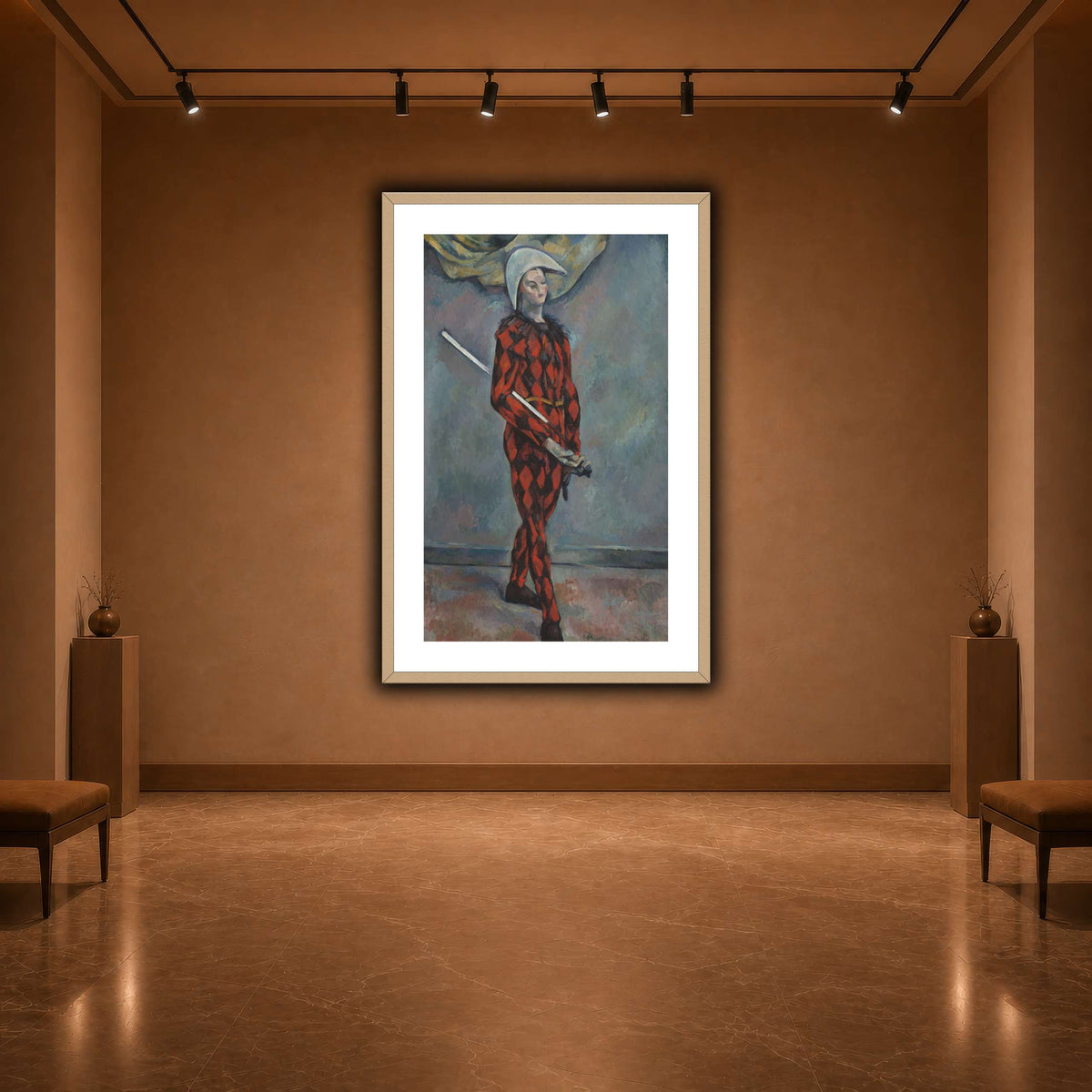 Arlequin_by_Paul_Cezanne warm-agallery